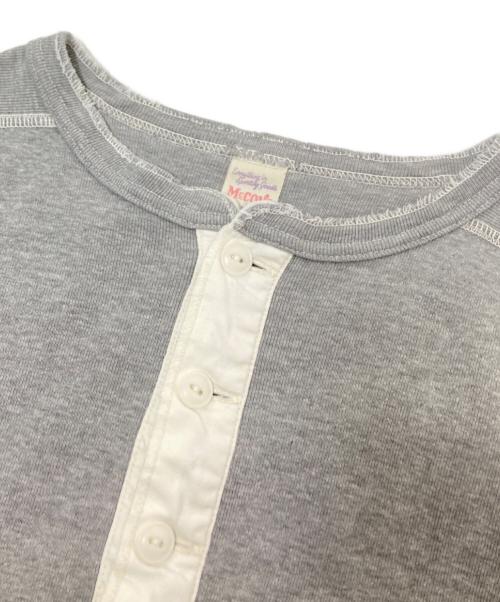 McCOY'S（マッコイズ）McCOY'S (マッコイズ) ヘンリーネックサーマルットソー グレー サイズ:Mの古着・服飾アイテム