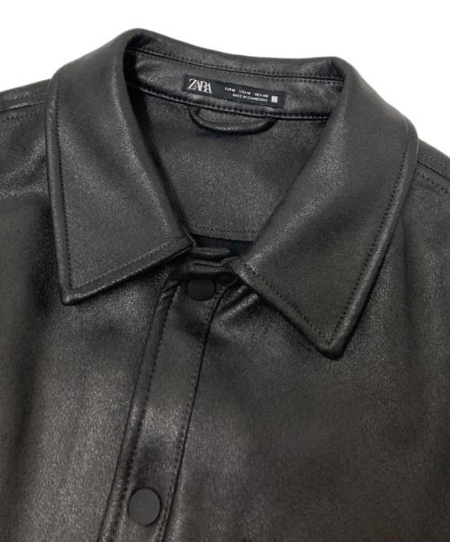 ZARA（ザラ）ZARA (ザラ) スナップボタンジャケット ブラック サイズ:US:Mの古着・服飾アイテム