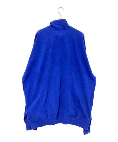 CAHLUMN（カウラム）CAHLUMN (カウラム) ハーフジップスウェット ブルー サイズ:XXLの古着・服飾アイテム