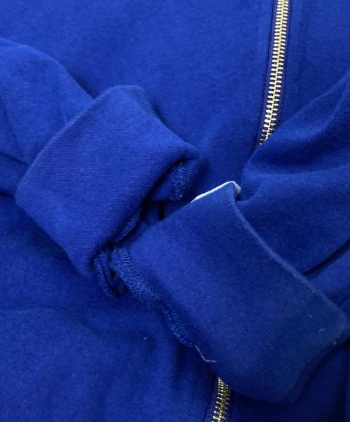 CAHLUMN（カウラム）CAHLUMN (カウラム) ハーフジップスウェット ブルー サイズ:XXLの古着・服飾アイテム