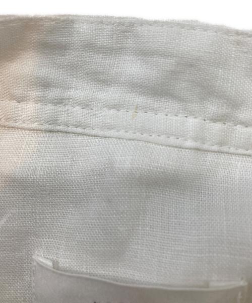 KAGURE（カグレ）KAGURE (カグレ) リネンノースリーブワイドシャツ ホワイト サイズ:Fの古着・服飾アイテム