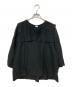 KAGURE（カグレ）の古着「ビッグカラーブラウス」｜ブラック