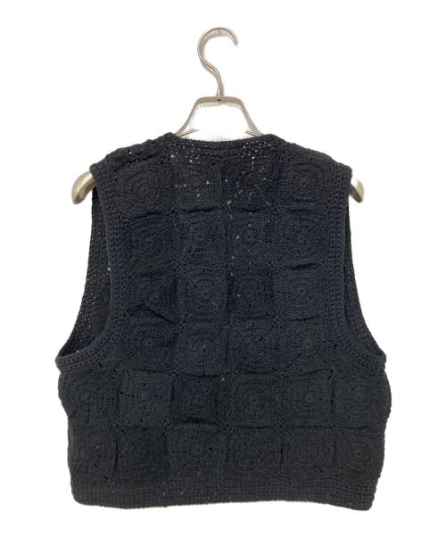 URBAN RESEARCH DOORS（アーバンリサーチドアーズ）URBAN RESEARCH DOORS (アーバンリサーチドアーズ) KHWOPA (クオパ) 別注VEST ブラック サイズ:FREEの古着・服飾アイテム