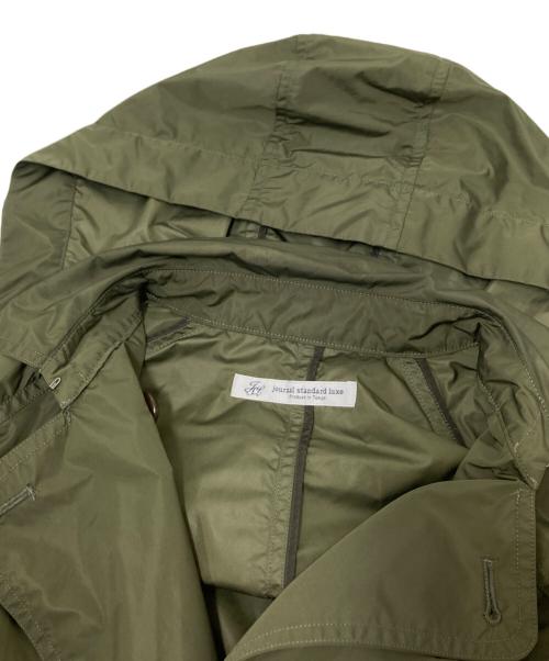 journal standard luxe（ジャーナルスタンダード ラックス）journal standard luxe (ジャーナルスタンダード ラックス) タフタ フードトレンチコート オリーブ サイズ:下記参照の古着・服飾アイテム