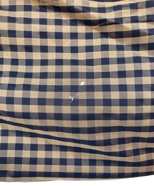 Mila Owen（ミラオーウェン）Mila Owen (ミラオーウェン) クルーネックボリュームスリーブブラウス ベージュ×ブラックの古着・服飾アイテム