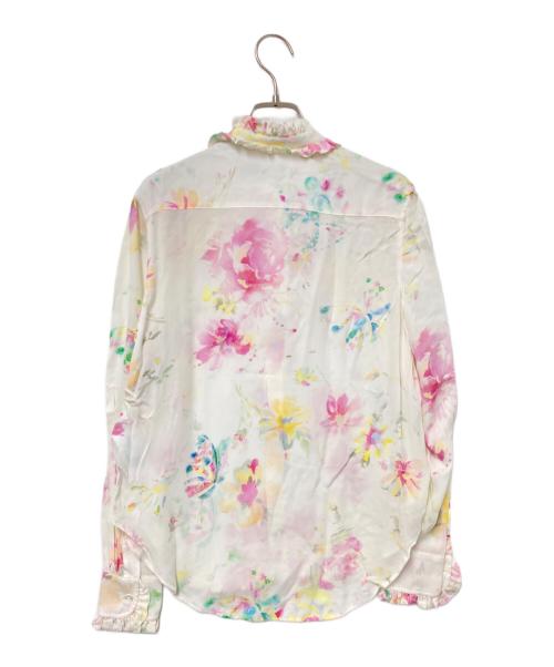 POLO RALPH LAUREN（ポロ・ラルフローレン）POLO RALPH LAUREN (ポロ・ラルフローレン) ボウタイシルクブラウス マルチカラーの古着・服飾アイテム