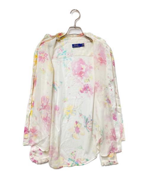 POLO RALPH LAUREN（ポロ・ラルフローレン）POLO RALPH LAUREN (ポロ・ラルフローレン) ボウタイシルクブラウス マルチカラーの古着・服飾アイテム