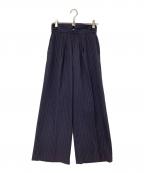 PUBLIC TOKYOパブリックトウキョウ）の古着「リネンライクフレアパンツ」｜グレー