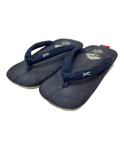 Denham（デンハム）Denham (デンハム) unda (ウンダ) 雪駄 ネイビー サイズ:下記参照の古着・服飾アイテム