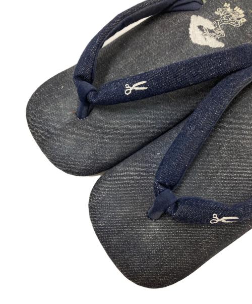 Denham（デンハム）Denham (デンハム) unda (ウンダ) 雪駄 ネイビー サイズ:下記参照の古着・服飾アイテム