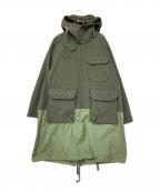 Engineered Garmentsエンジニアドガーメンツ）の古着「リップストップオーバーパーカー」｜グリーン