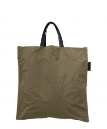 AMIACALVA ARTIFICIAL FIBER（アミアカルヴァ）の古着「ミニハンドバッグ」｜カーキ×ブラック