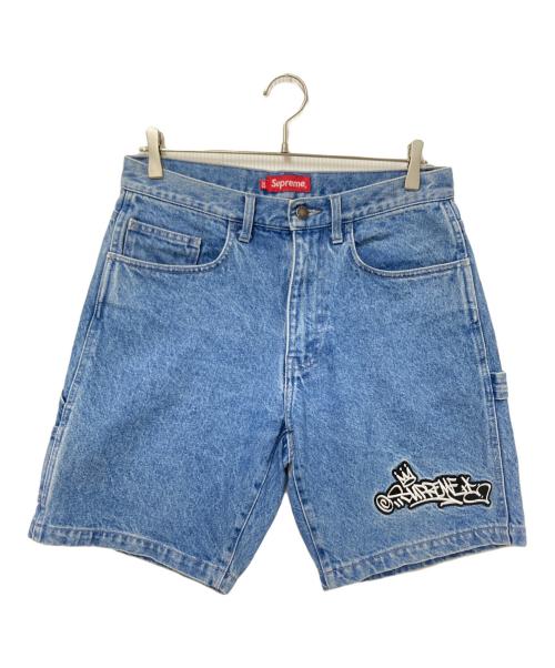 SUPREME（シュプリーム）SUPREME (シュプリーム) Handstyle Denim Painter Short インディゴ サイズ:30の古着・服飾アイテム