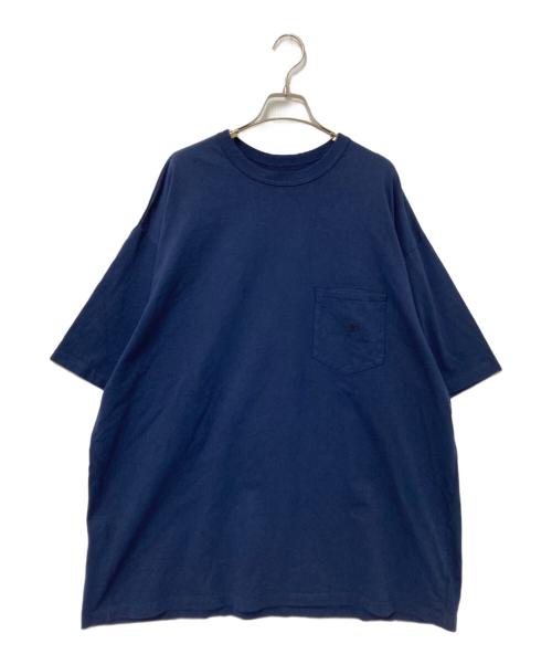 THE NORTHFACE PURPLELABEL（ザ・ノースフェイス パープルレーベル）THE NORTHFACE PURPLELABEL (ザ・ノースフェイス パープルレーベル) 7oz Big Tee ネイビー サイズ:L 未使用品の古着・服飾アイテム