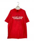 FRUIT OF THE LOOMフルーツオブザルーム）の古着「プリントTシャツ」｜レッド