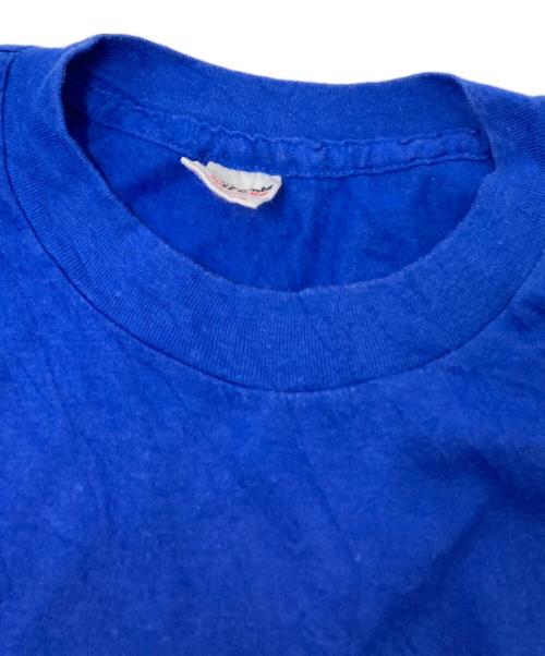 COLLEGIATE PACIFIC（カレッジパシフィック）COLLEGIATE PACIFIC (カレッジパシフィック) 80‘ＳプリントTシャツ ブルー サイズ:XLの古着・服飾アイテム