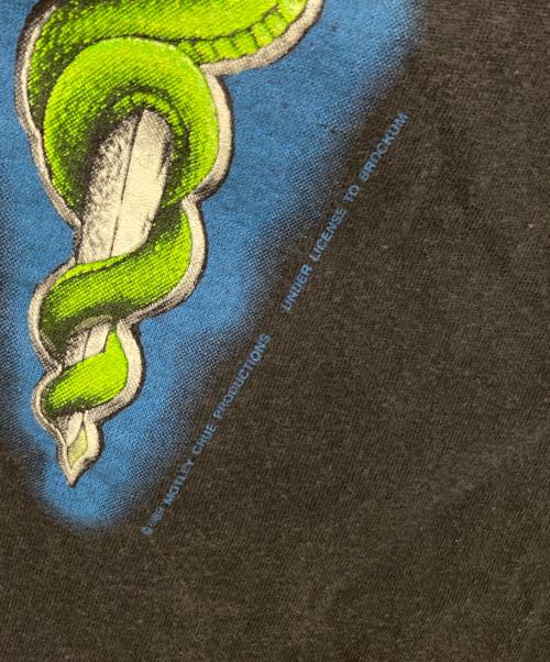 Motley Crue（モトリー・クルー）Motley Crue (モトリー・クルー) 80‘ＳバンドTシャツ ブラック サイズ:下記参照の古着・服飾アイテム