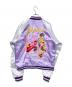 TIGER BUNNY (タイガー バニー) イワンのスカジャン風ジャケット パープル×ゴールド サイズ:L：8000円