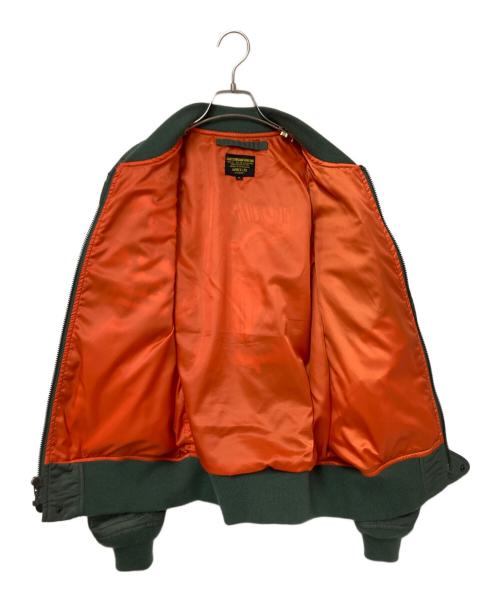 AVIREX（アヴィレックス）AVIREX (アヴィレックス) フライトジャケット グリーン サイズ:XLの古着・服飾アイテム