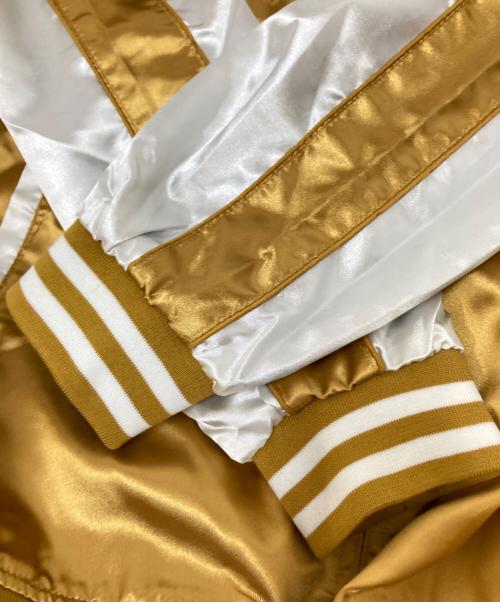 一心如鏡（イッシンニョキョウ）一心如鏡 (イッシンニョキョウ) スカジャン ゴールド サイズ:3Lの古着・服飾アイテム