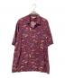 AVIREX（アヴィレックス）の古着「AVIATOR'S DINER ALOHA SHIRT」｜ボルドー