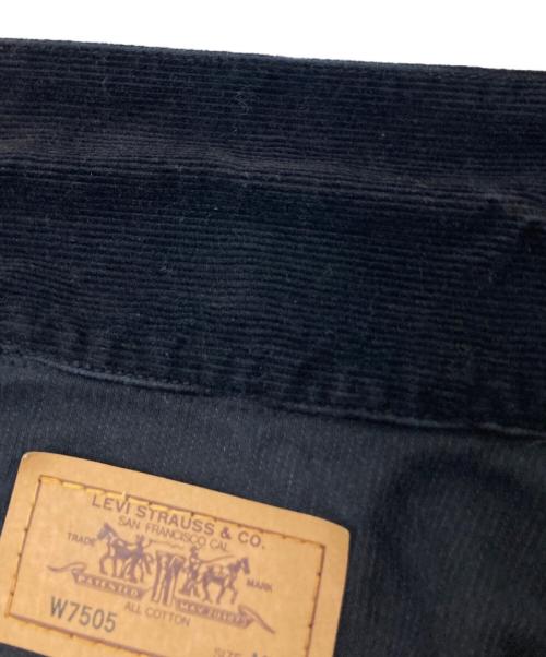 LEVI'S（リーバイス）LEVI'S (リーバイス) コーデュロイトラッカージャケット ブラック サイズ:Mの古着・服飾アイテム