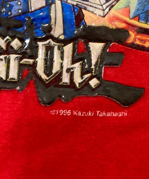 Yu-Gi-Oh!（ユウギオウ）Yu-Gi-Oh! (ユウギオウ) 90‘SアニメプリントTシャツ レッド サイズ:Lの古着・服飾アイテム