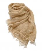 FALIERO SARTIファリエロサルティ）の古着「モダールシルク大判スカーフ」｜ベージュ