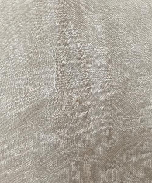 FALIERO SARTI（ファリエロサルティ）FALIERO SARTI (ファリエロサルティ) モダールシルク大判スカーフ ベージュ サイズ:下記参照の古着・服飾アイテム