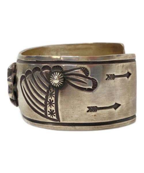 Navajo（ナバホ）Navajo (ナバホ) スタンプワークシルバーバングル シルバー サイズ:下記参照の古着・服飾アイテム