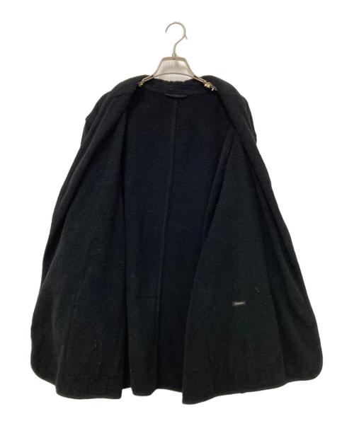 COMOLI（コモリ）COMOLI (コモリ) シルクパイルスモーキングジャケット ブラック サイズ:2の古着・服飾アイテム
