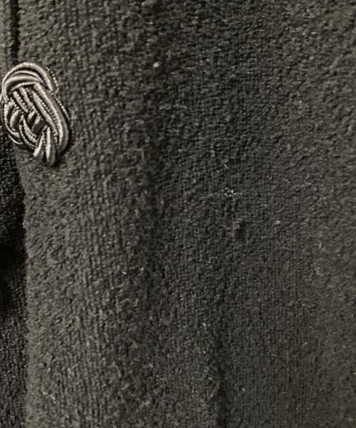 COMOLI（コモリ）COMOLI (コモリ) シルクパイルスモーキングジャケット ブラック サイズ:2の古着・服飾アイテム