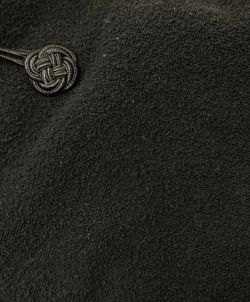 COMOLI（コモリ）COMOLI (コモリ) シルクパイルスモーキングジャケット ブラック サイズ:2の古着・服飾アイテム