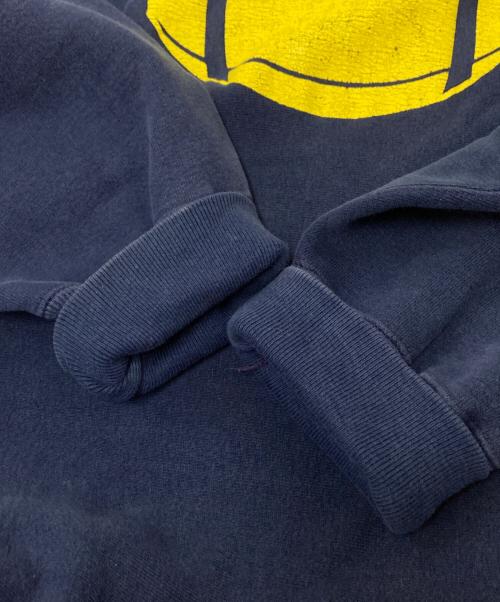 Champion REVERSE WEAVE（チャンピオン リバース ウィーブ）Champion REVERSE WEAVE (チャンピオン リバース ウィーブ) プリントスウェット ネイビー サイズ:Xの古着・服飾アイテム