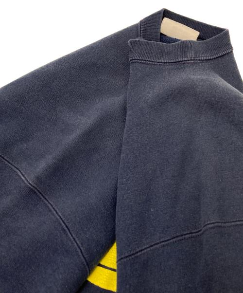 Champion REVERSE WEAVE（チャンピオン リバース ウィーブ）Champion REVERSE WEAVE (チャンピオン リバース ウィーブ) プリントスウェット ネイビー サイズ:Xの古着・服飾アイテム