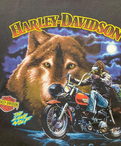HARLEY-DAVIDSON（ハーレーダビッドソン）HARLEY-DAVIDSON (ハーレーダビッドソン) プリントTシャツ ブラック サイズ:Lの古着・服飾アイテム