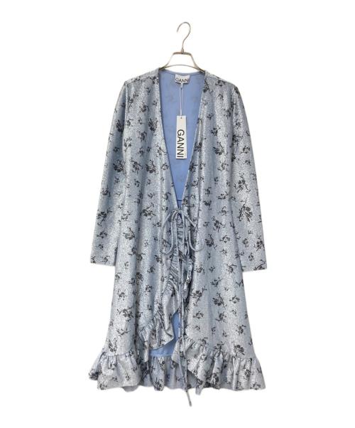 GANNI（ガニー）GANNI (ガニー) カシュクルーチュニックワンピース シルバー サイズ:32の古着・服飾アイテム