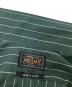 中古・古着 BEAMS PLUS (ビームスプラス) WORK Short Sleeve Stripe T/C グリーン サイズ:L：7000円