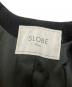 中古・古着 SLOBE IENA (スローブ イエナ) ダブルボタンノーカラーショートコート ブラック サイズ:S36：4000円