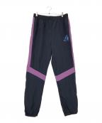 NBAエヌビーエー）の古着「ナイロンパンツ」｜ブラック×パープル