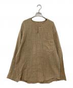 USAATOウサト）の古着「ポケットカットソー」｜ベージュ