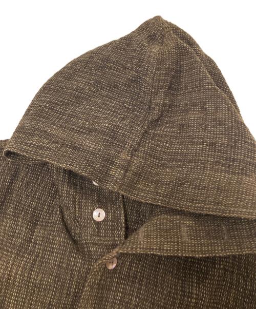 USAATO（ウサト）USAATO (ウサト) フーデッドベスト ブラウン サイズ:下記参照の古着・服飾アイテム