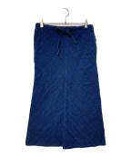 USAATOウサト）の古着「イージースカート」｜ネイビー