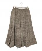 USAATOウサト）の古着「スリットデザインスカート」｜ベージュ