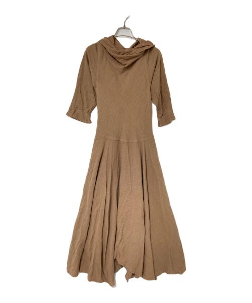 USAATO（ウサト）USAATO (ウサト) 腰紐付きワンピース ブラウン サイズ:下記参照の古着・服飾アイテム