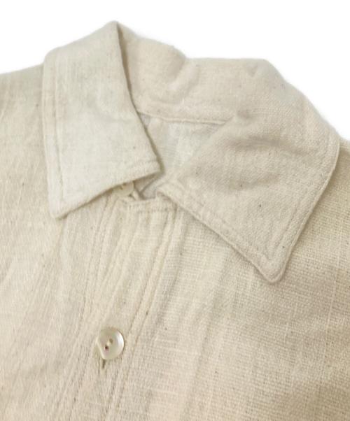 USAATO（ウサト）USAATO (ウサト) 貝ボタンシャツ アイボリー サイズ:下記参照の古着・服飾アイテム