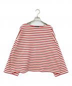 Le minorルミノア）の古着「バスクシャツ」｜ホワイト×レッド