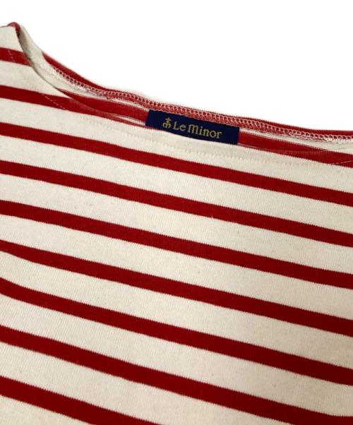 Le minor（ルミノア）Le minor (ルミノア) バスクシャツ ホワイト×レッド サイズ:1の古着・服飾アイテム