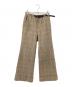GRAMICCI（グラミチ）の古着「ウールブレンド ダブルマッキン ワイドパンツ」｜ブラウン