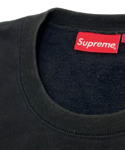 SUPREME（シュプリーム）SUPREME (シュプリーム) St. Ides Crewneck ブラック×ホワイト サイズ:XLの古着・服飾アイテム